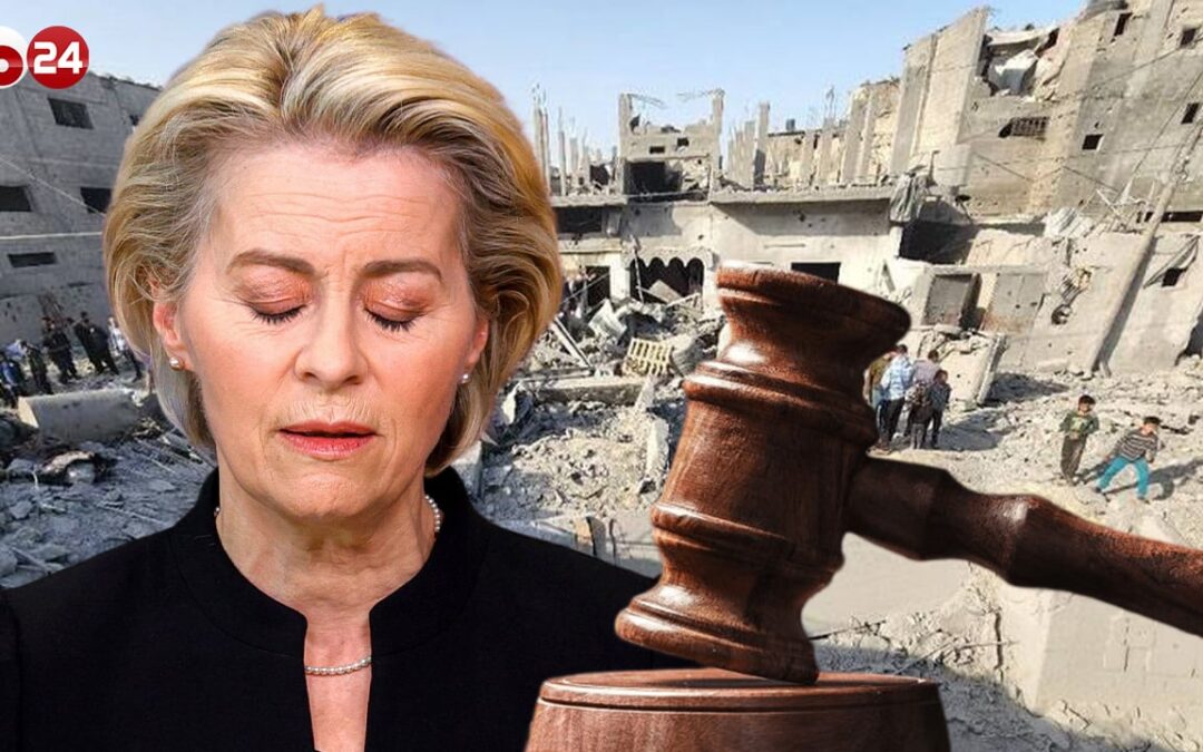 URSULA VON DER LEYEN COMPLICE DI GENOCIDIO. DENUNCIATA ALLA CORTE INTERNAZIONALE | Byoblu.com