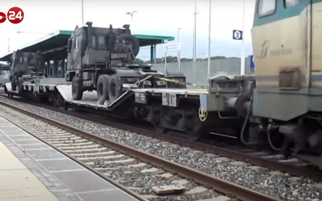 LE FERROVIE ITALIANE SI MILITARIZZANO SU ORDINE DI UE E NATO | Byoblu.com