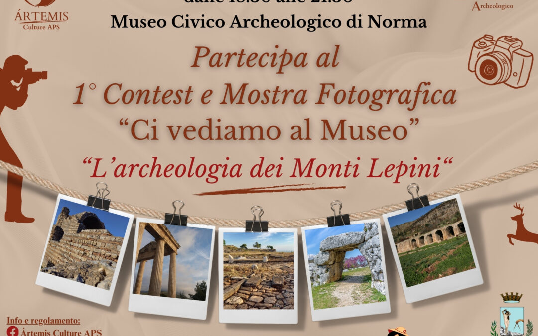 Norma: 1° Contest e Mostra “L’archeologia dei Monti Lepini” | compagniadeilepini.it