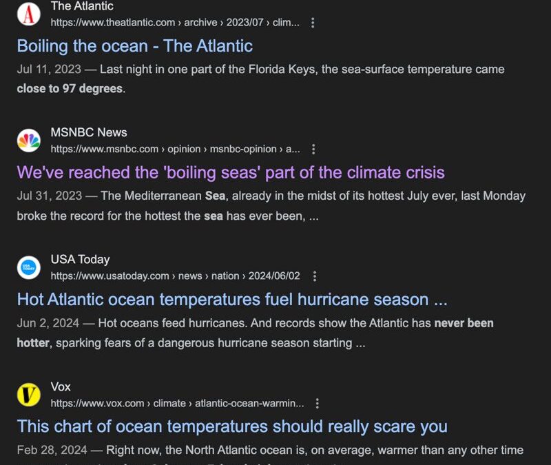 L’Atlantico improvvisamente si raffredda… e i terroristi climatici non riescono a nasconderlo | maurizioblondet.it