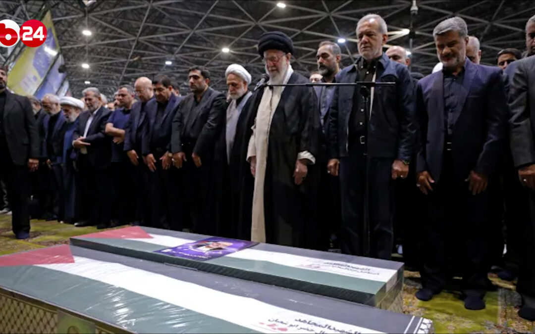 FUNERALI SOLENNI PER IL LEADER DI HAMAS, IL MONDO ATTENDE LA RISPOSTA MILITARE IRANIANA | Byoblu.com