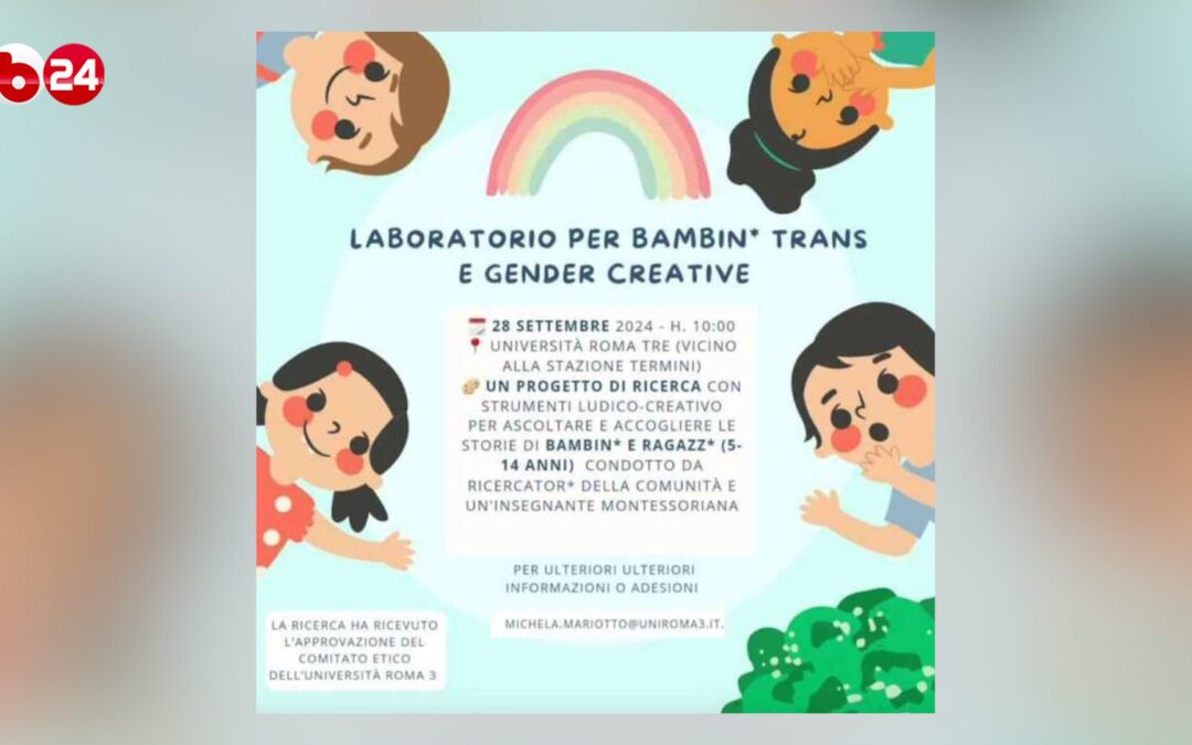 L’UNIVERSITÀ PROPONE LABORATORIO PER BAMBINI TRANS DI 5 ANNI. SI ACCENDE IL DIBATTITO | Byoblu.com