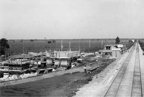 Latina Scalo - foto d'epoca - stazione - 10.08.1932