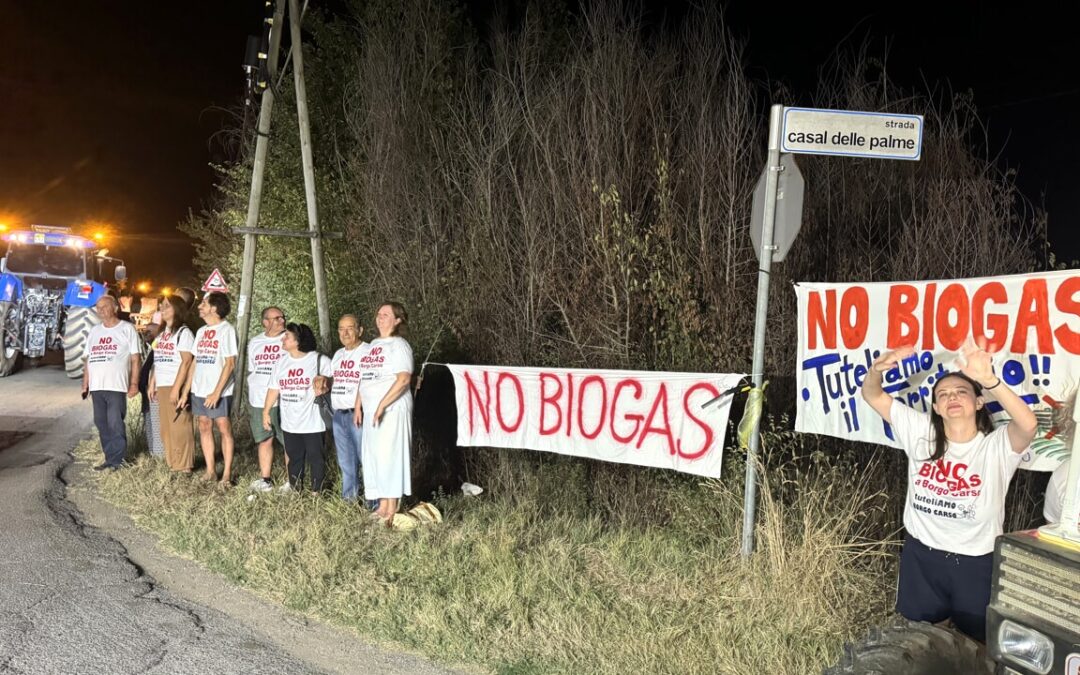 Presidio dell’associazione durante la Festa dei campi: “No al biogas” | Latinatoday