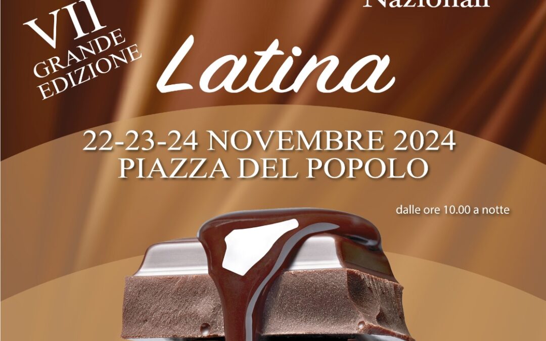 FESTA DEL CIOCCOLATO ARTIGIANALE LATINA: APPUNTAMENTO AL PROSSIMO WEEKEND | Latinatu