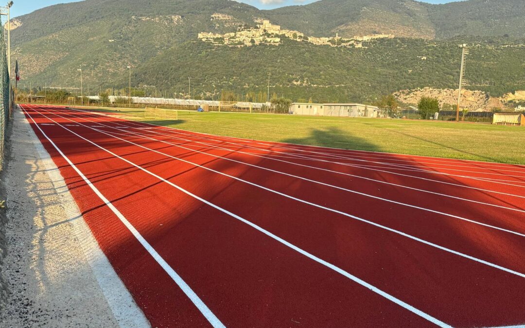 SERMONETA: PRONTA LA PISTA DI ATLETICA DEL CENTRO POLISPORTIVO | Latinatu