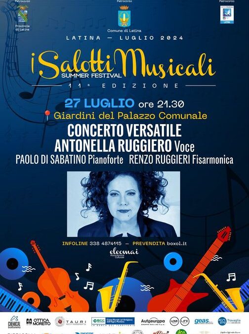 Antonella Ruggiero – Concerto Versatile – I Salotti Musicali – Latina