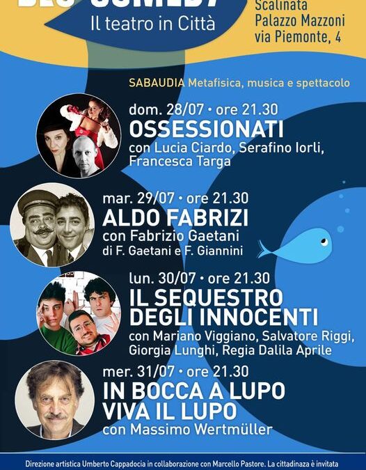 Ossessionati – Blu Comedy – Sabaudia